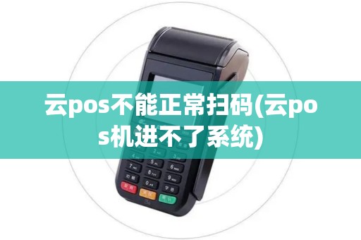 云pos不能正常扫码(云pos机进不了系统)