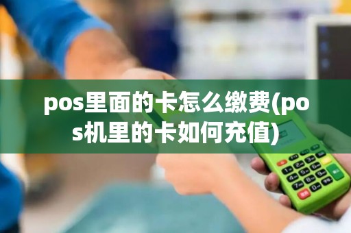 pos里面的卡怎么缴费(pos机里的卡如何充值)