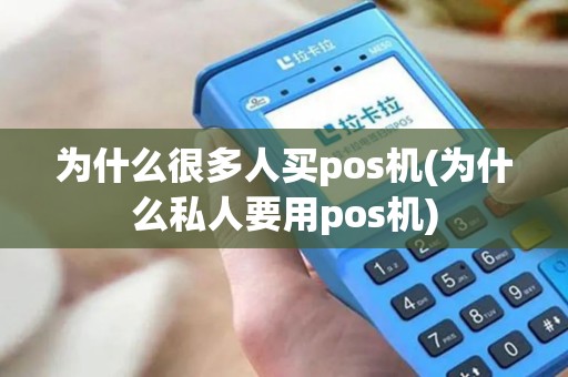 为什么很多人买pos机(为什么私人要用pos机)