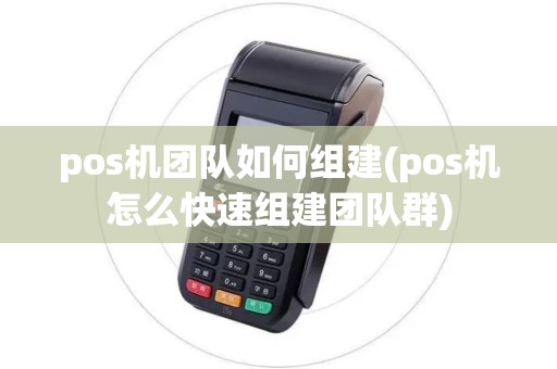 pos机团队如何组建(pos机怎么快速组建团队群)