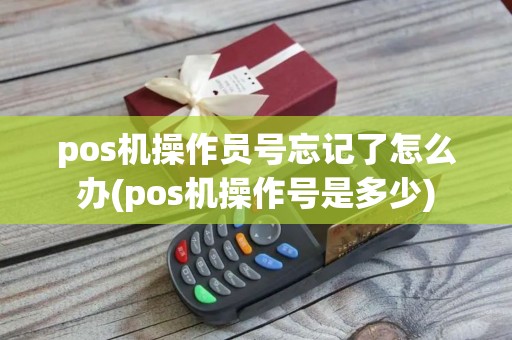 pos机操作员号忘记了怎么办(pos机操作号是多少)