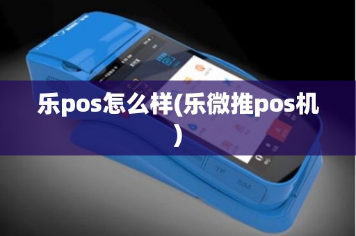 乐pos怎么样(乐微推pos机)
