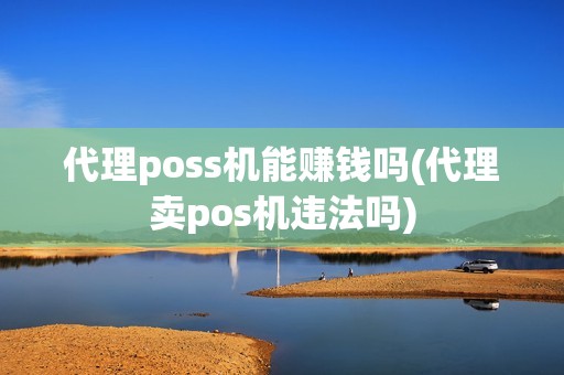 代理poss机能赚钱吗(代理卖pos机违法吗)