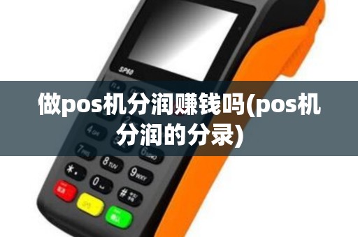 做pos机分润赚钱吗(pos机分润的分录)
