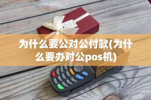 为什么要公对公付款(为什么要办对公pos机)