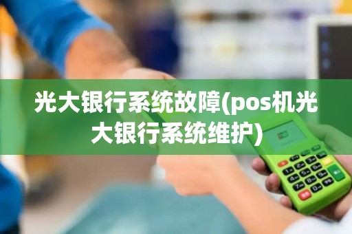 光大银行系统故障(pos机光大银行系统维护)