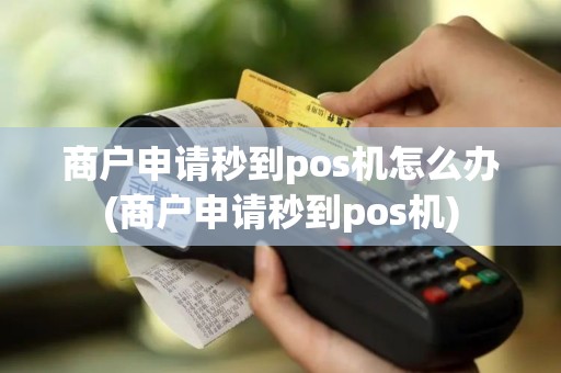 商户申请秒到pos机怎么办(商户申请秒到pos机)