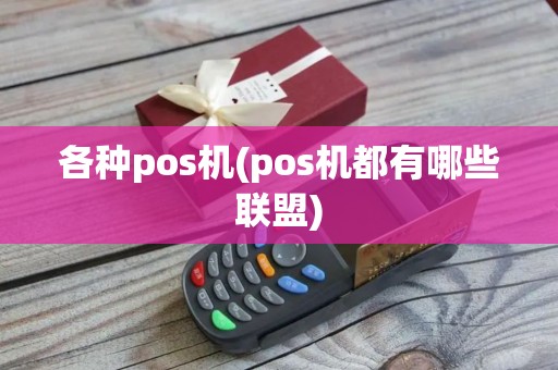 各种pos机(pos机都有哪些联盟)