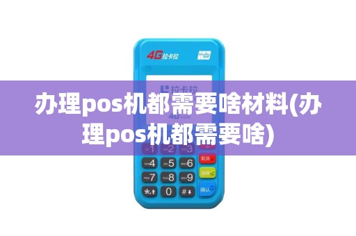 办理pos机都需要啥材料(办理pos机都需要啥)