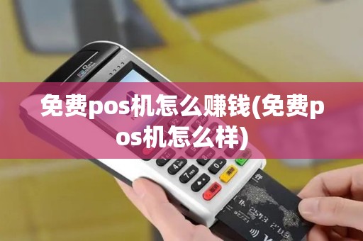 免费pos机怎么赚钱(免费pos机怎么样)