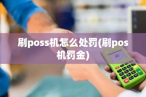 刷poss机怎么处罚(刷pos机罚金)