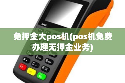 免押金大pos机(pos机免费办理无押金业务)