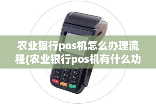 农业银行pos机怎么办理流程(农业银行pos机有什么功能)