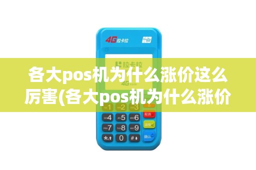 各大pos机为什么涨价这么厉害(各大pos机为什么涨价)