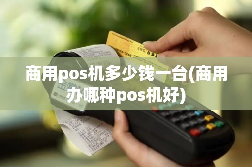商用pos机多少钱一台(商用办哪种pos机好)