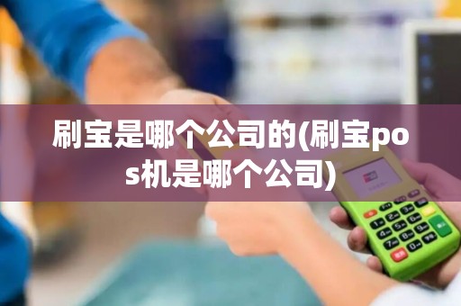 刷宝是哪个公司的(刷宝pos机是哪个公司)