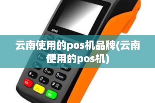 云南使用的pos机品牌(云南使用的pos机)