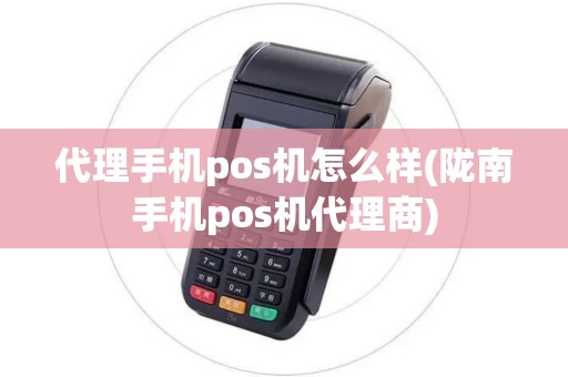 代理手机pos机怎么样(陇南手机pos机代理商)