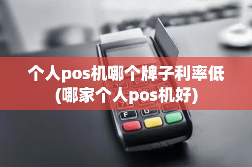 个人pos机哪个牌子利率低(哪家个人pos机好)
