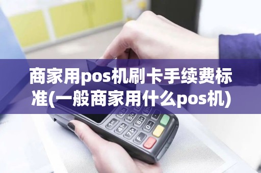 商家用pos机刷卡手续费标准(一般商家用什么pos机)