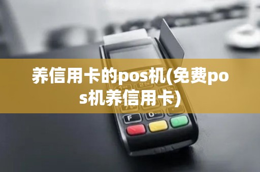 养信用卡的pos机(免费pos机养信用卡)