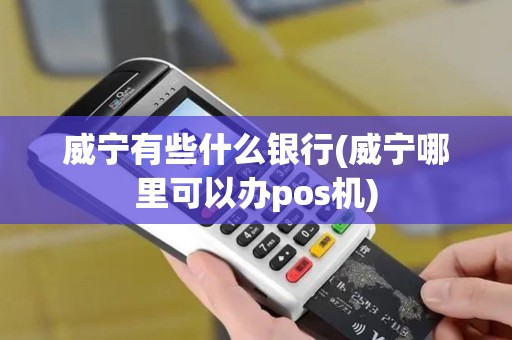 威宁有些什么银行(威宁哪里可以办pos机)