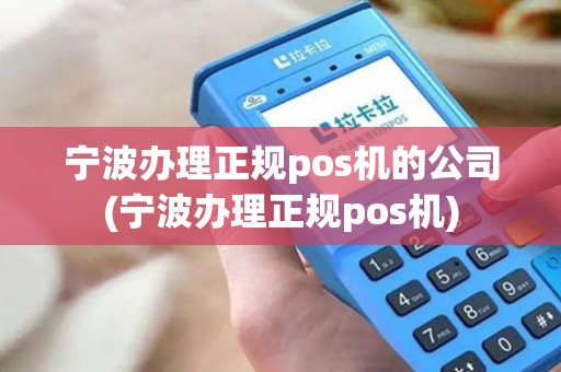 宁波办理正规pos机的公司(宁波办理正规pos机)