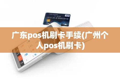 广东pos机刷卡手续(广州个人pos机刷卡)