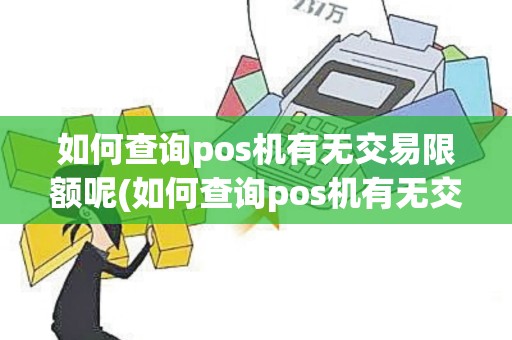 如何查询pos机有无交易限额呢(如何查询pos机有无交易限额)