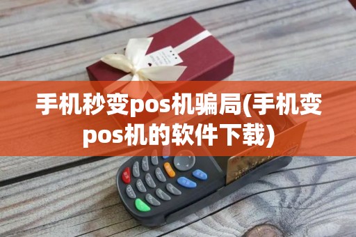 手机秒变pos机骗局(手机变pos机的软件下载)