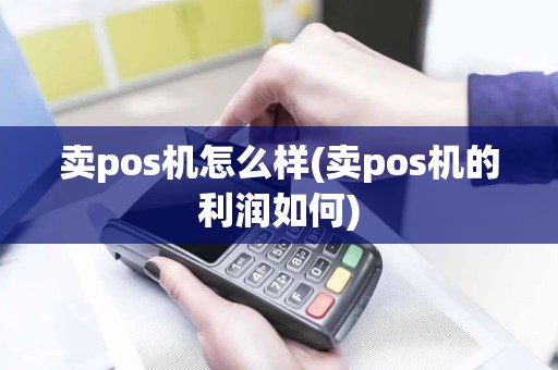 卖pos机怎么样(卖pos机的利润如何)