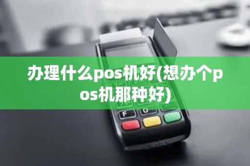 办理什么pos机好(想办个pos机那种好)