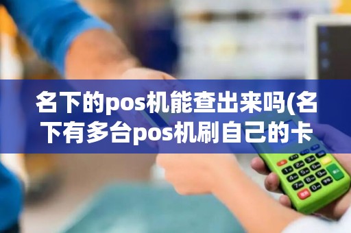 名下的pos机能查出来吗(名下有多台pos机刷自己的卡)