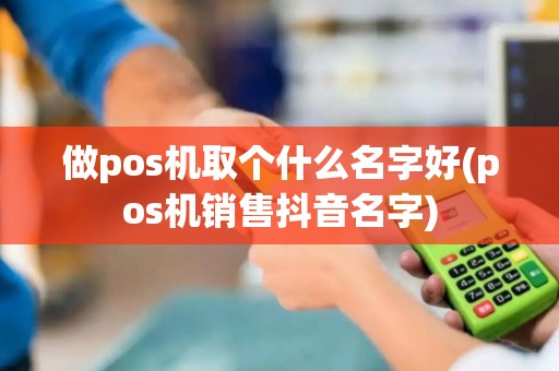 做pos机取个什么名字好(pos机销售抖音名字)