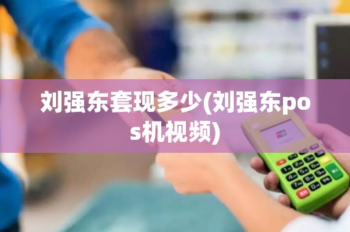 刘强东套现多少(刘强东pos机视频)
