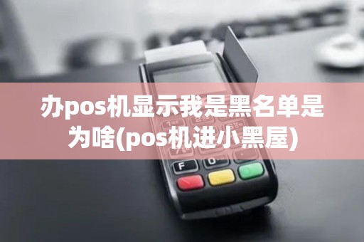 办pos机显示我是黑名单是为啥(pos机进小黑屋)