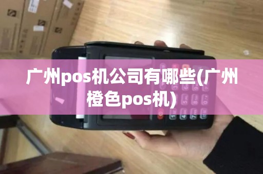 广州pos机公司有哪些(广州橙色pos机)