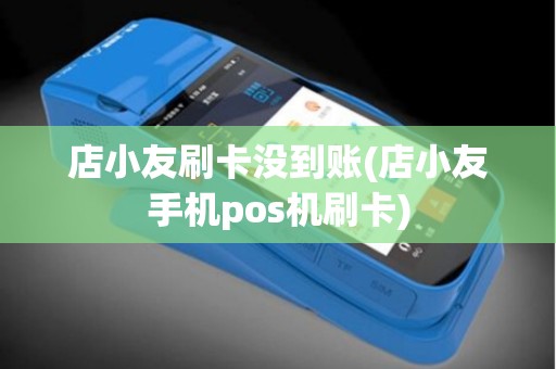 店小友刷卡没到账(店小友手机pos机刷卡)