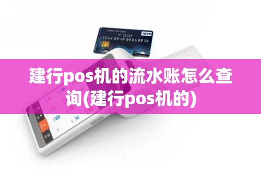 建行pos机的流水账怎么查询(建行pos机的)