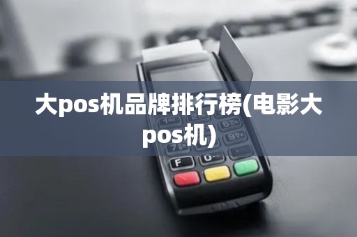 大pos机品牌排行榜(电影大pos机)