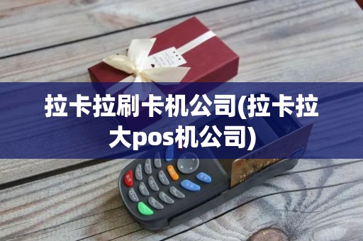 拉卡拉刷卡机公司(拉卡拉大pos机公司)