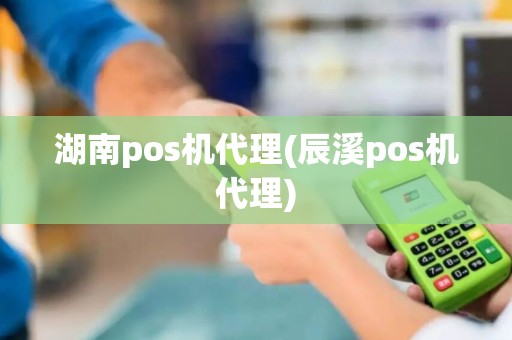 湖南pos机代理(辰溪pos机代理)