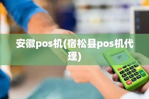 安徽pos机(宿松县pos机代理)
