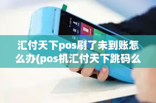 汇付天下pos刷了未到账怎么办(pos机汇付天下跳码么)
