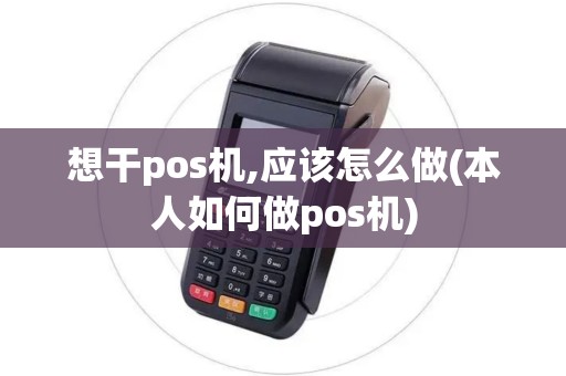 想干pos机,应该怎么做(本人如何做pos机)