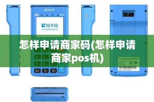 怎样申请商家码(怎样申请商家pos机)