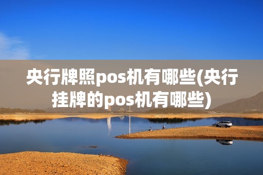 央行牌照pos机有哪些(央行挂牌的pos机有哪些)