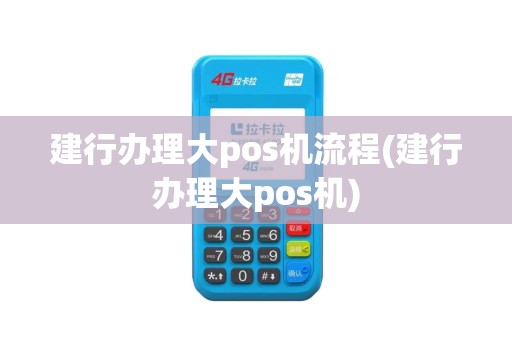 建行办理大pos机流程(建行办理大pos机)