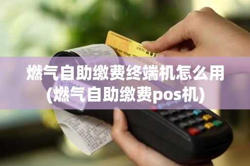 燃气自助缴费终端机怎么用(燃气自助缴费pos机)