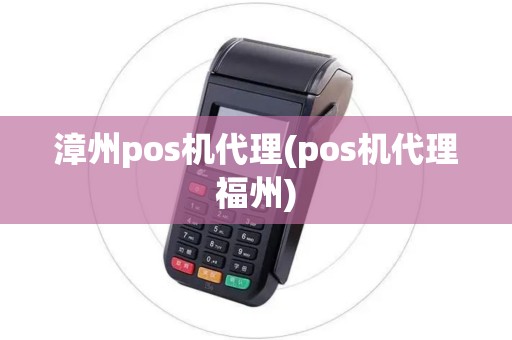 漳州pos机代理(pos机代理福州)